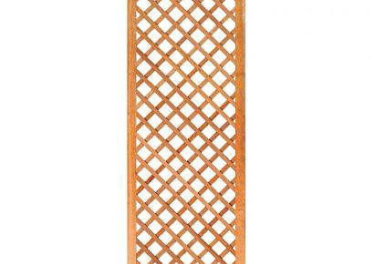 Trellis 60x180cm diagonaal hardhout met rechte lijst
