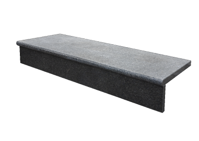 Traptrede stootbord 100x12x2cm pacific black