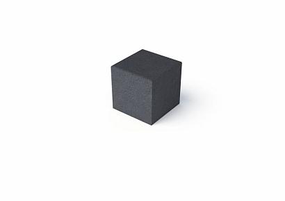 Oud Hollands zitelement 50x50x50cm vierkant antraciet