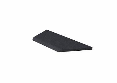 Oud Hollandse zwembadrand links 100/60x40x5cm carbon