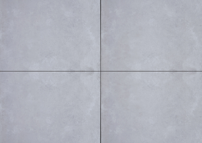 GeoCeramica® 80x80x4cm Concreet Silver
