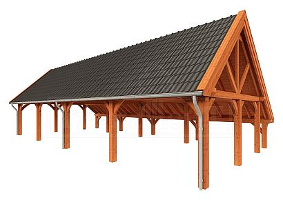 Kapschuur de Hofstee XXL 1505x720x500cm (bxdxh)