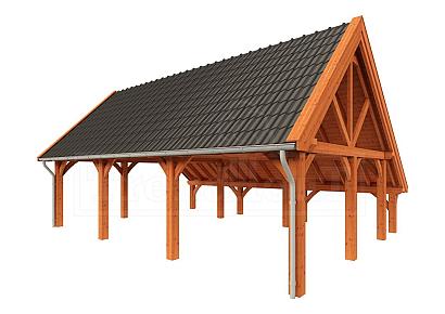 Kapschuur de Hofstee XXL 950x720x500cm (bxdxh)
