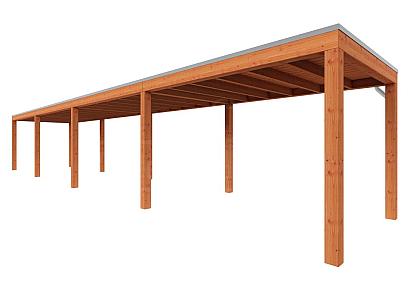 Buitenverblijf Palermo 1435x255x245cm (bxdxh)