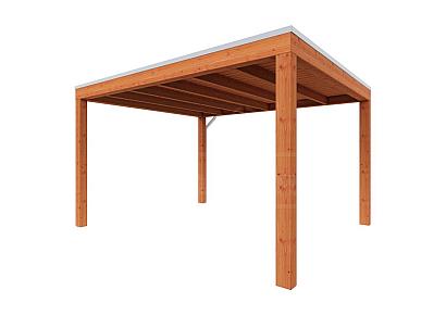 Buitenverblijf Palermo 370x370x245cm (bxdxh)