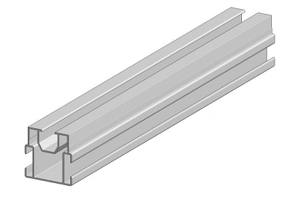 Aslon aluminium ligger 4x4x400cm