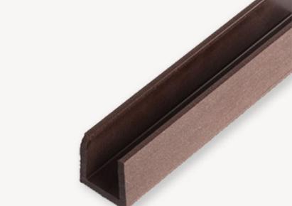 DF klein u-profiel tropical brown 2,7x3,5x182cm