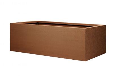 Plantenbak vlak 60x210x60cm corten