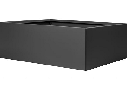 Plantenbak vlak 120x210x60cm antraciet