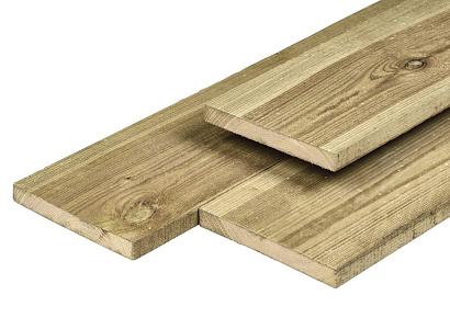 Tuinplank geimp 1,6x14x195cm geschaafd