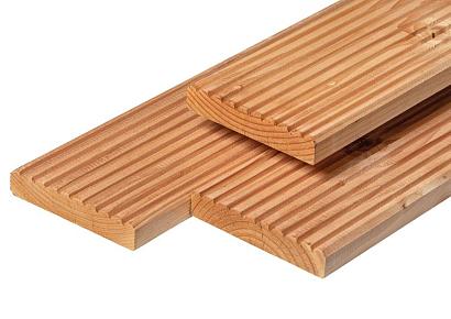 Douglas vlonderplank grove ribbel 2,8x14,5x400cm