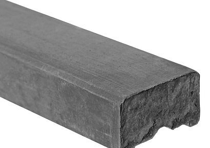 Beton afdekkap vlakke kop 180cm antraciet