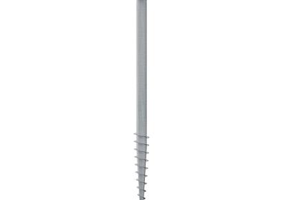 Cobra funderingsschroef Ø 6x120cm + L steun vuurverzinkt NF-P94-150-1 gecertificeerd