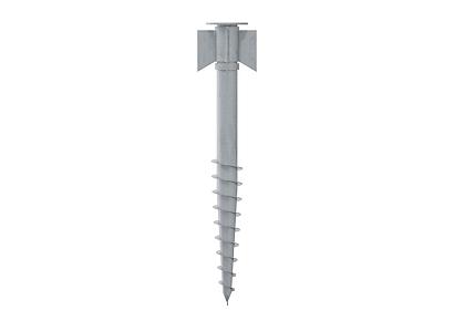 Cobra funderingsschroef Ø 6x80cm tbv paalbevestiging vuurverzinkt