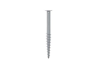 Cobra funderingsschroef Ø 6x80cm + L steun vuurverzinkt