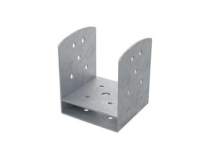 Cobra U-vorm 9x9cm kop voor spiraal vuurverzinkt
