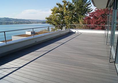 WPC 2,3x13,8x300cm Fiberdeck Premium RHK Dark Grey