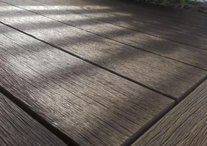 WPC 2,3x13,8x500cm Fiberdeck Vintage Graphite/Wenge massief
