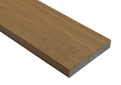 WPC 2,3x13,8x300cm Fiberdeck Harmony Indian Summer kantplank massief