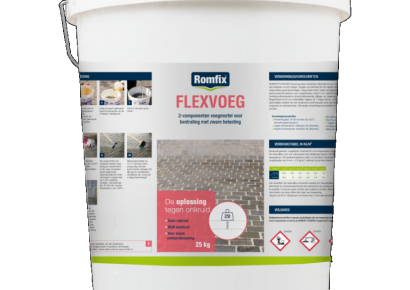 Romfix flexvoeg steengrijs 25kg