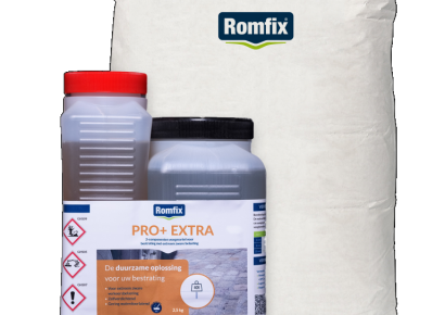 Romfix pro+ extra steengrijs 28kg