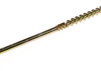 Tellerkopschroef 8x140 geelverzinkt 50st