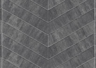 Romano Punto 40x8x8cm grijs/zwart laag a 1,06m²