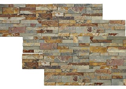 Fixwall multicolor slate 5 laags 15x60cm