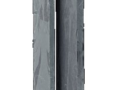 Muurelement black slate 250x50x4-6,5cm