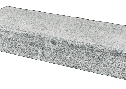 Traptrede stootbord 100x12x2cm G603 grijs