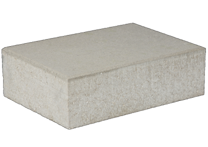 Traptrede 50x35x15cm grey glad