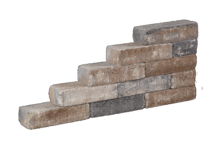 Pilestone line 40x15x10cm kilimanjaro