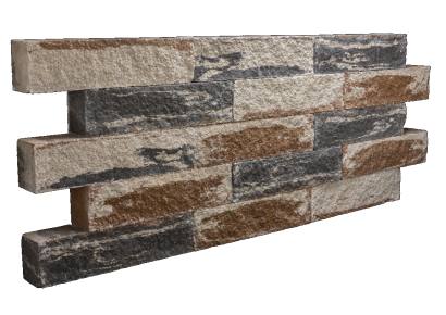 Combiwall splitton duo  60x15x12cm kilimanjaro laag a 16st