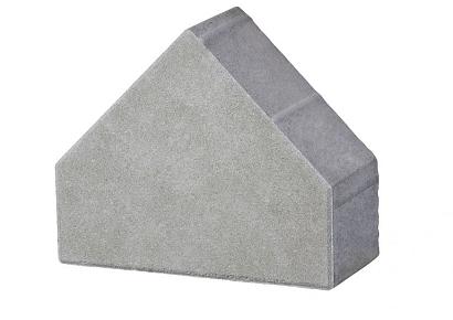 Bisschopsmuts BSS 8cm grijs met deklaag 28st/m² laag a 1,07m²