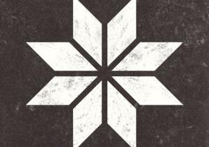 Solostone Belgian Stone Star White 70x70x3,2cm