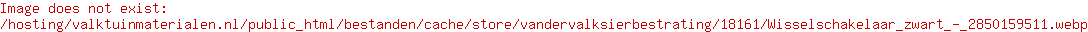 Wisselschakelaar zwart - 2850159511
