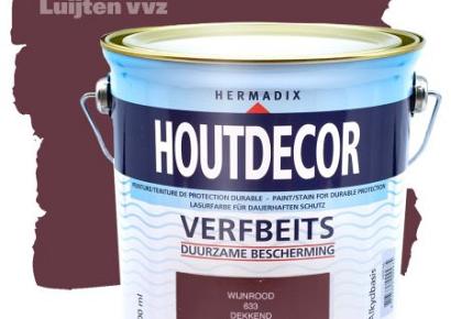 Houtdecor 633 wijn rood 2500ml