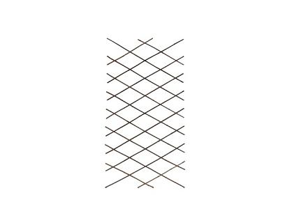 Bamboe trellis harmonica 180x90cm