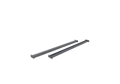 U-profiel tbv bamboemat 120cm gegalv set a 2st