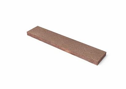 Oud Hollandse opsluitband 100x20x5cm roodbruin