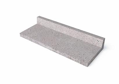 Oud Hollandse traptrede 100x40x15cm grijs L-vorm