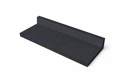 Oud Hollandse traptrede 100x40x15cm carbon L-vorm