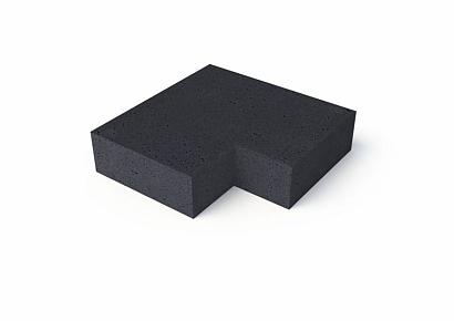 Oud Hollandse traptrede hoekstuk 37x15cm binnen 90gr carbon