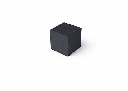 Oud Hollands zitelement 50x50x50cm vierkant carbon