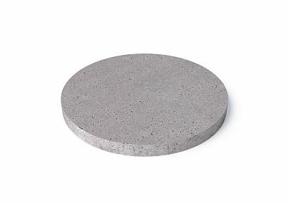 Oud Hollandse ronde tegel 100x8cm grijs