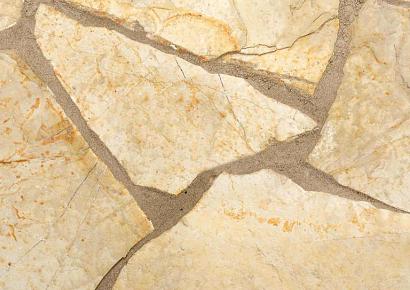 Flagstones Bourgogne geel 2-4cm 70kg/m²