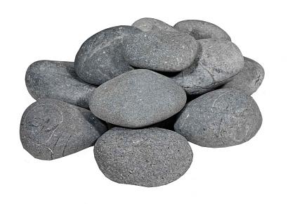 Beach Pebbles zwart 30-60mm 20kg