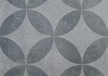 Blue label grey Decor 100x100x2cm