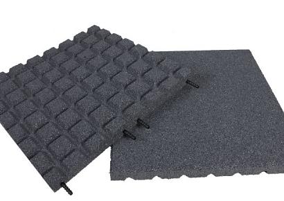 Aslon rubber tegel 50x50x2,5cm grijs