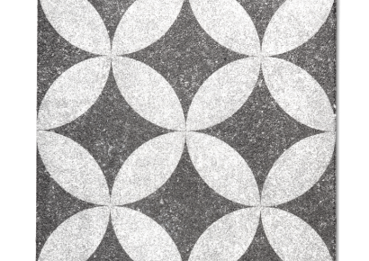 GeoProArte® 60x60x4cm Dark Grey Flower
